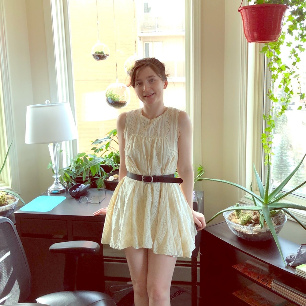 Lacy mini dress